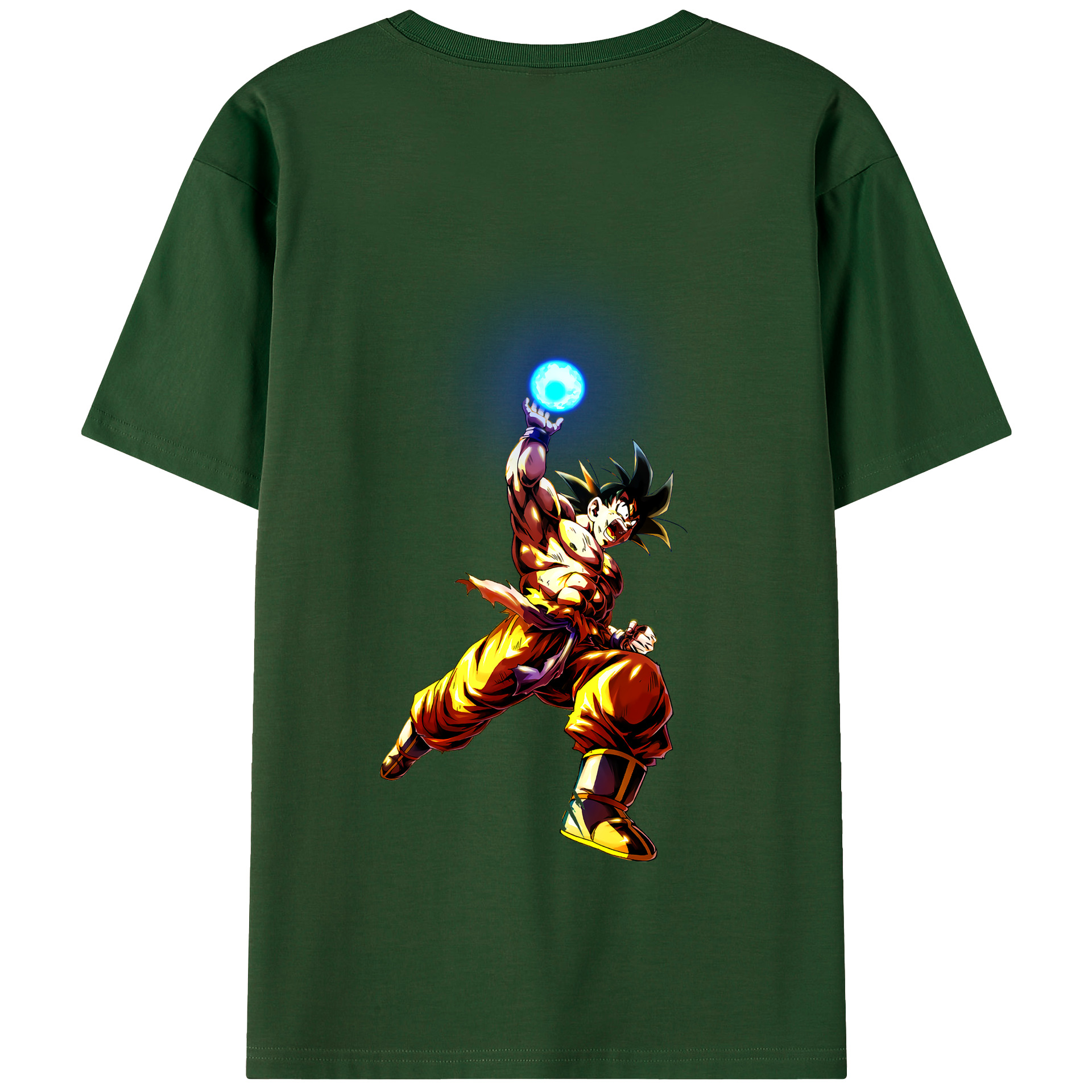 （画像用） ドラゴンボール 孫悟空（そん ごくう）Son Goku カカロット DRAGON BALL Kakarotto 綿100％半袖Tシャツ（背面プリント）